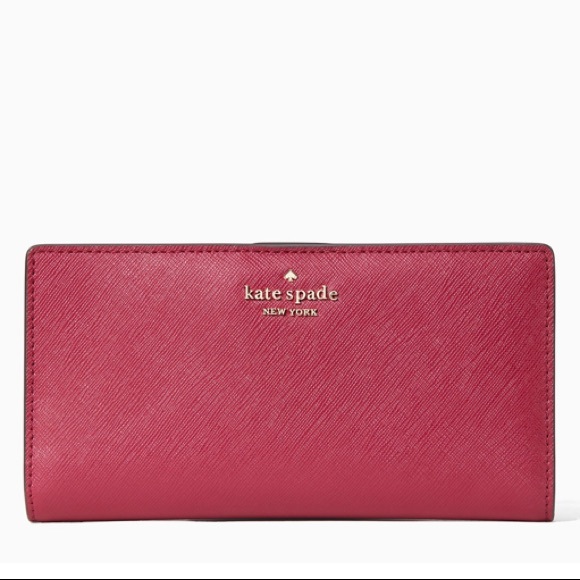 kate spade | Bags | Kate Spade Laurel Way Neda Cranberry Wallet | Poshmark